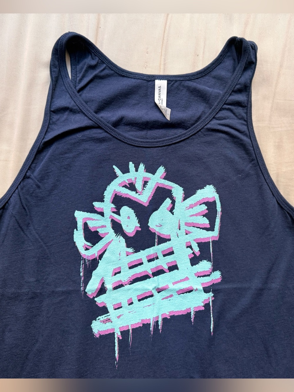 ARCANE Jinx Monkey Graffiti Tank - Medium